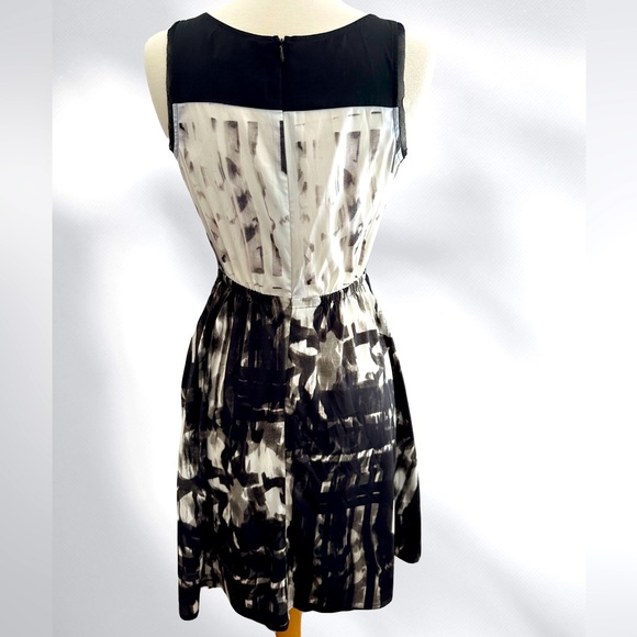 Simply Vera Wang Mid-Length Dress, Black/White, Size XS - Picture 3 of 7